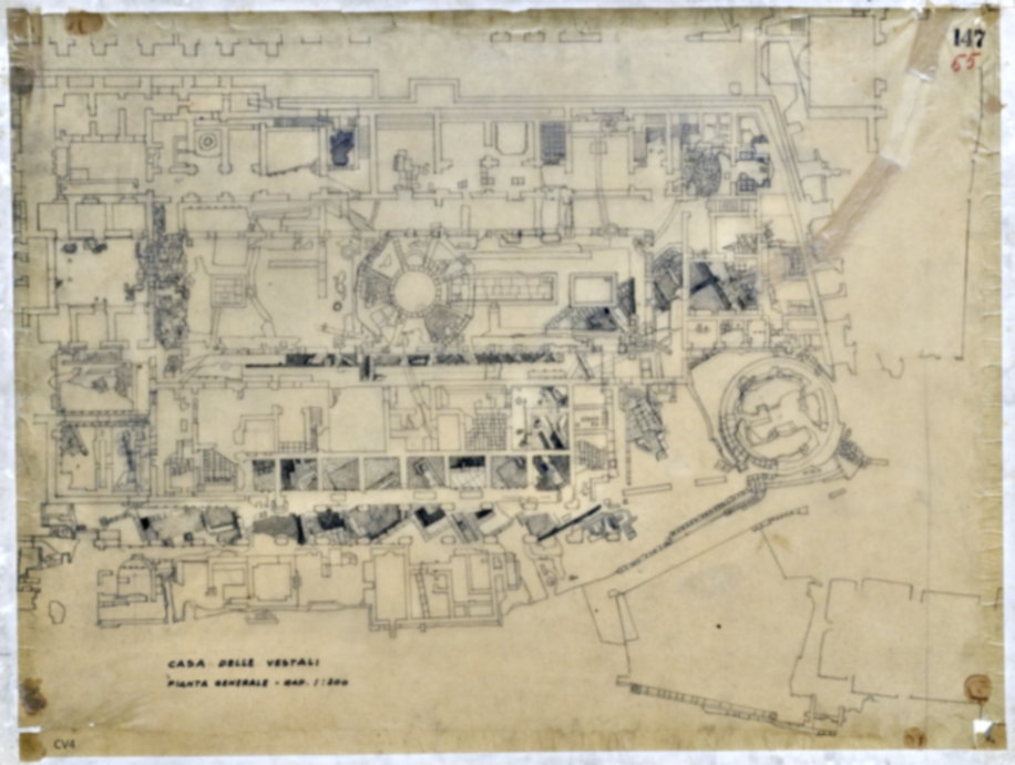 Roma, Foro Romano. Casa delle Vestali; Tempio di Vesta