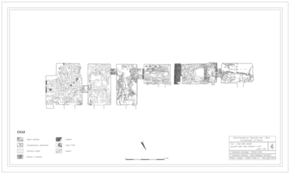 Roma, Foro Romano. Casa delle Vestali