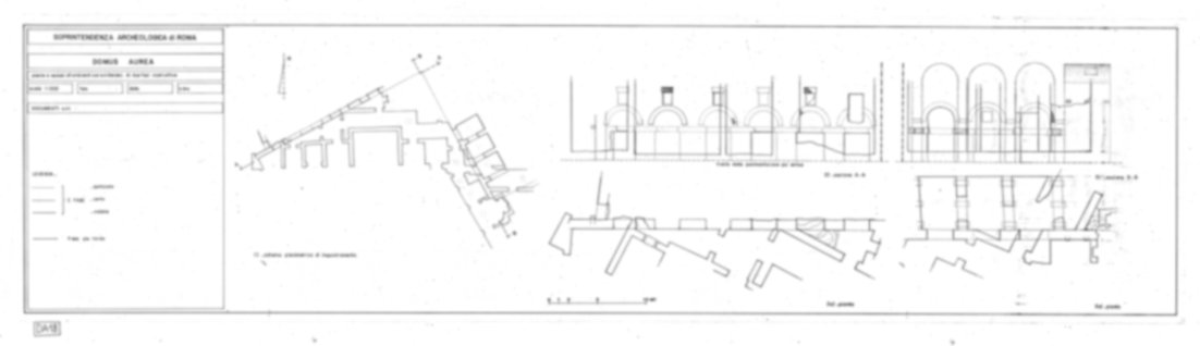 Roma, Colle Oppio. Domus Aurea