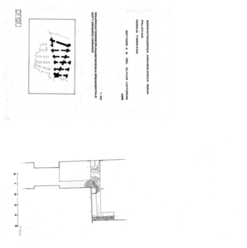 Roma, Palatino. Domus Tiberiana - Settore 13