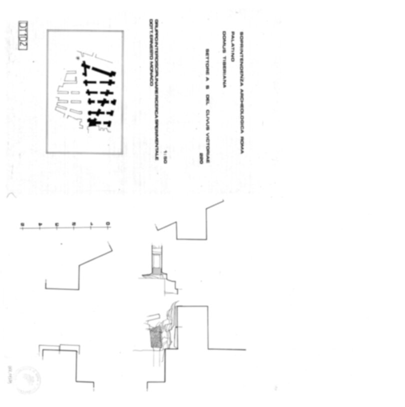 Roma, Palatino. Domus Tiberiana - Settore 13