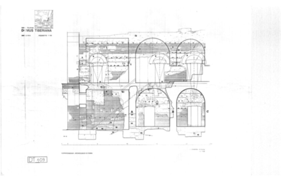 Roma, Palatino. Domus Tiberiana - Settore 9