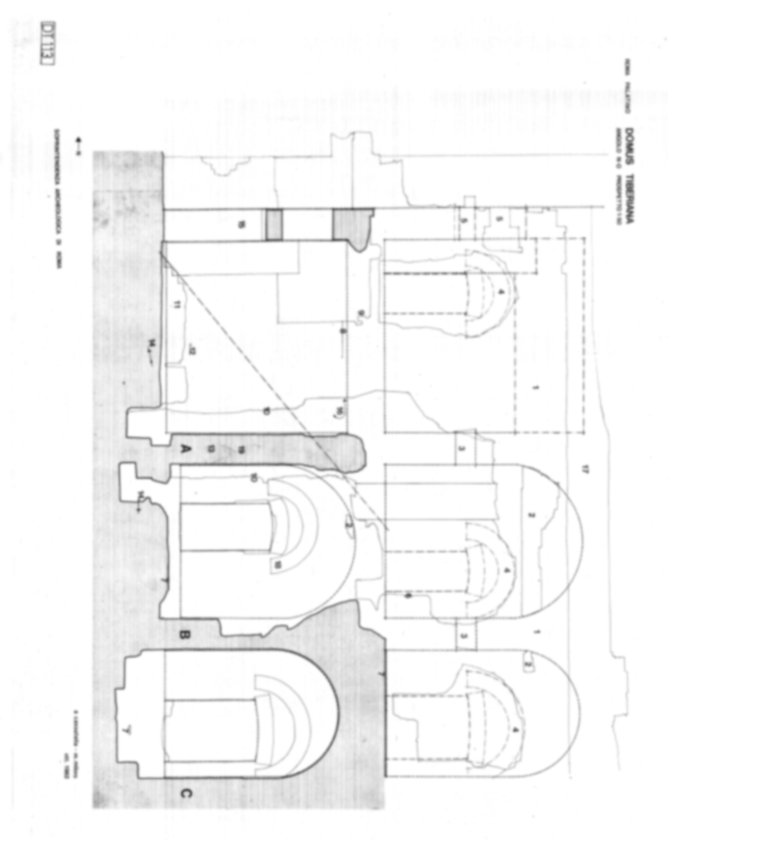 Roma, Palatino. Domus Tiberiana - Settore 9