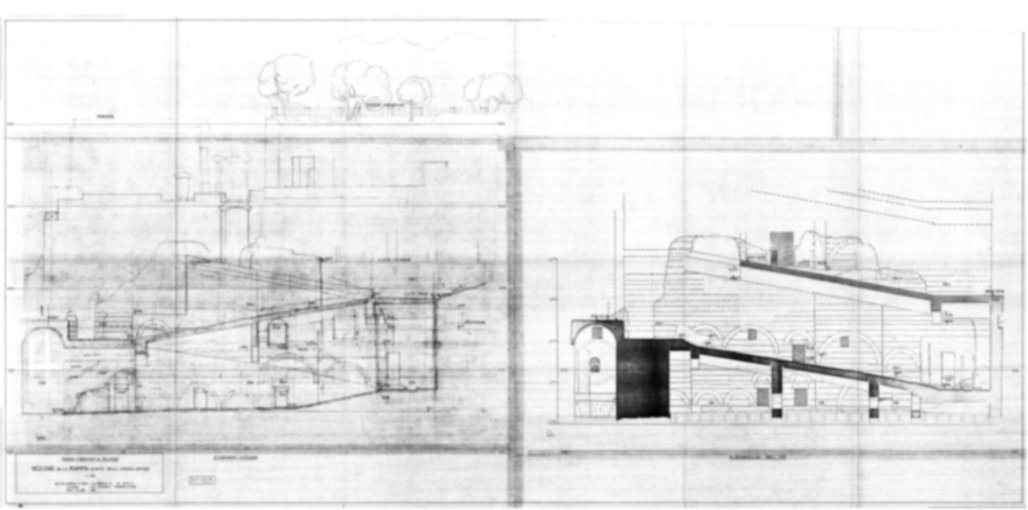 Roma, Palatino. Domus Tiberiana - Settore 14; Foro Romano. Complesso edilizio sud-orientale, Rampa domizianea