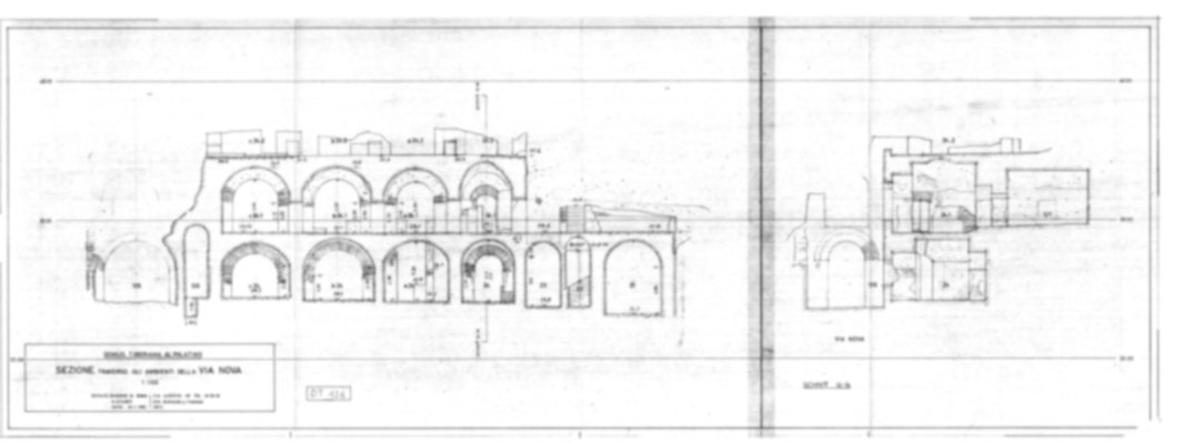 Roma, Palatino. Domus Tiberiana - Settore 17, 18
