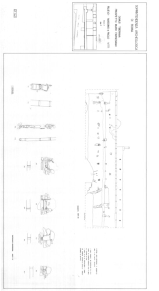 Roma, Palatino. Domus Tiberiana; Bastione Farnesiano