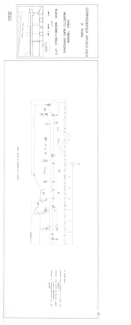Roma, Palatino. Domus Tiberiana; Bastione Farnesiano