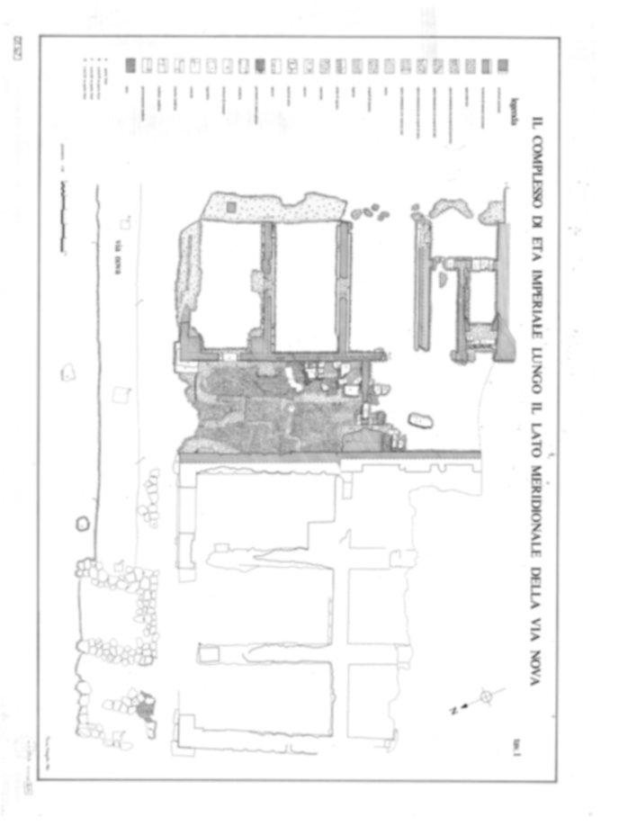 Roma, Palatino. Domus Tiberiana - Settore 20; Via Nova