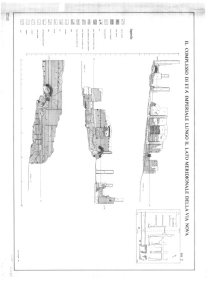 Roma, Palatino. Domus Tiberiana - Settore 20; Via Nova