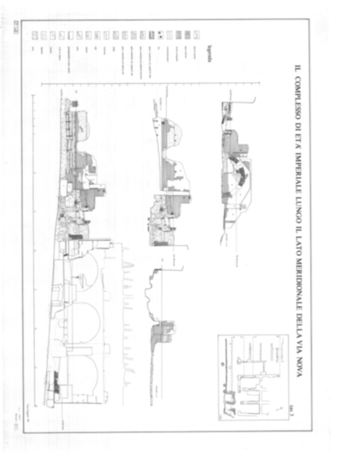 Roma, Palatino. Domus Tiberiana - Settore 20; Via Nova