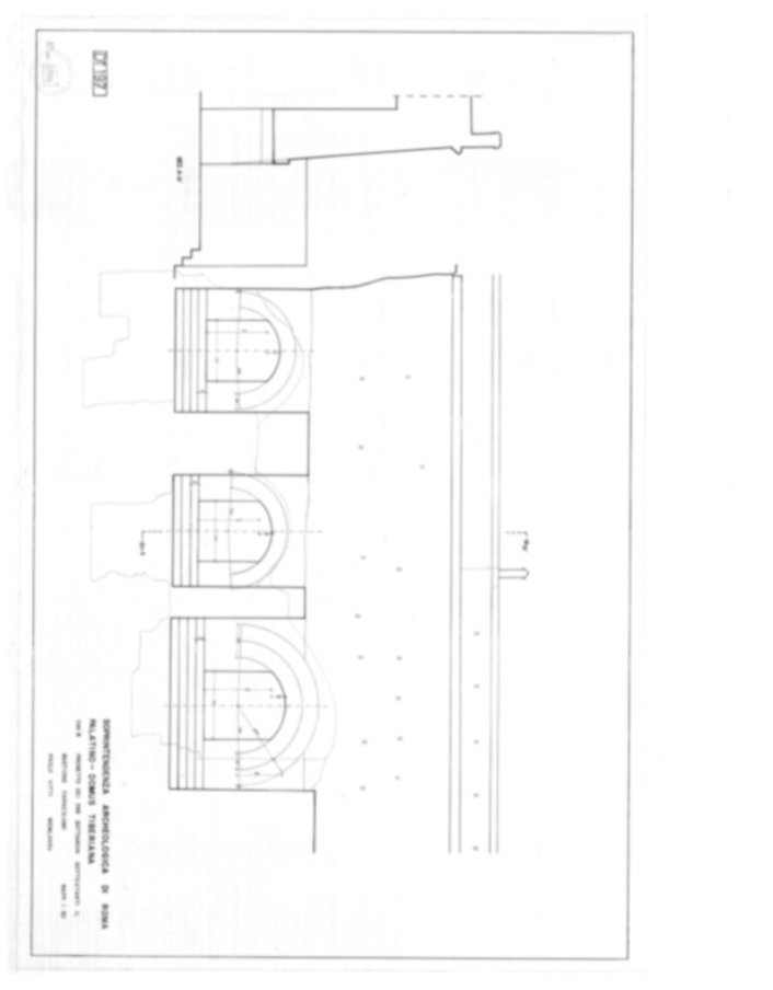 Roma, Palatino. Domus Tiberiana - Settore 9; Orti Farnesiani, Bastione Farnesiano