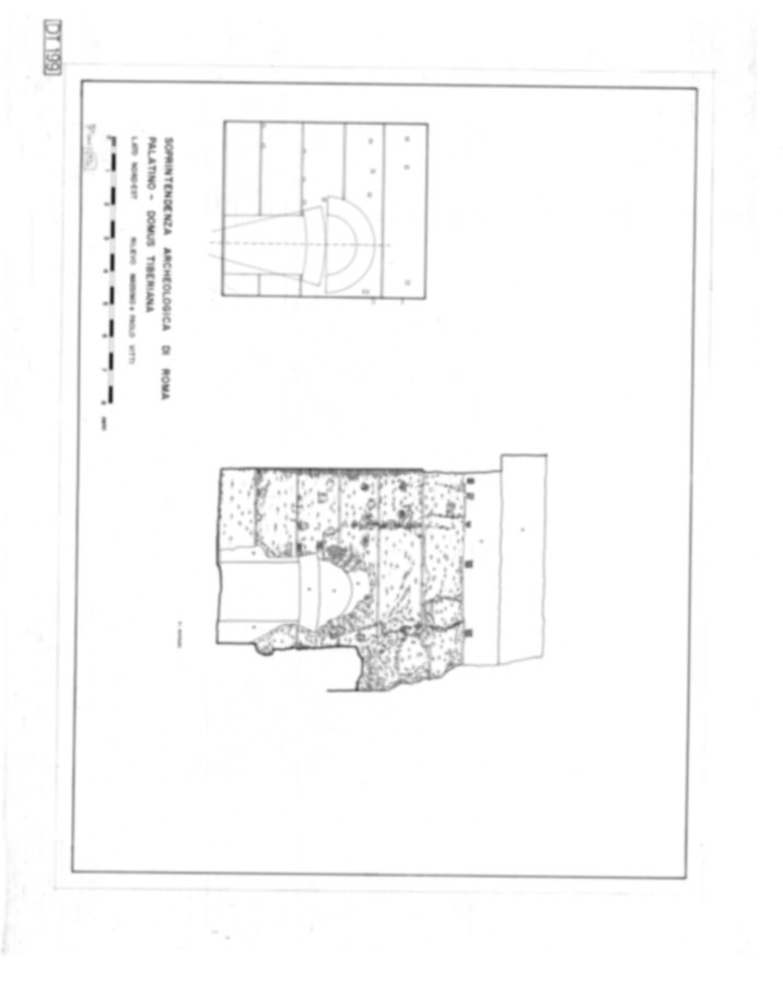 Roma, Palatino. Domus Tiberiana - Settore 9; Orti Farnesiani, Bastione Farnesiano