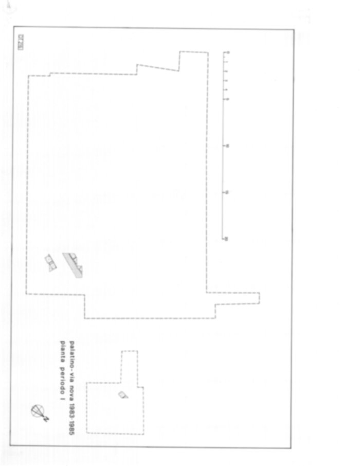 Roma, Palatino. Domus Tiberiana - Settore 20; Via Nova