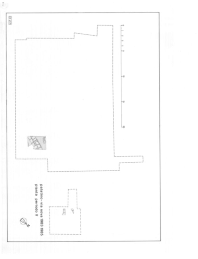 Roma, Palatino. Domus Tiberiana - Settore 20; Via Nova