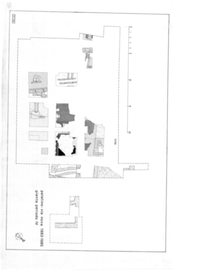 Roma, Palatino. Domus Tiberiana - Settore 20; Via Nova