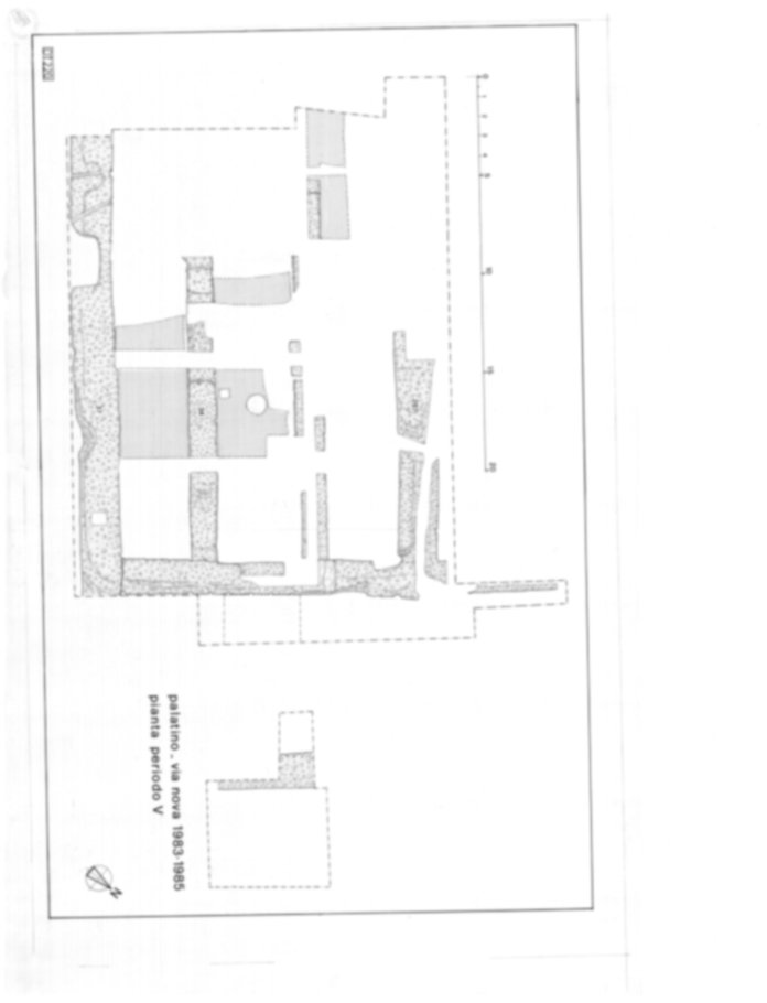 Roma, Palatino. Domus Tiberiana - Settore 20; Via Nova