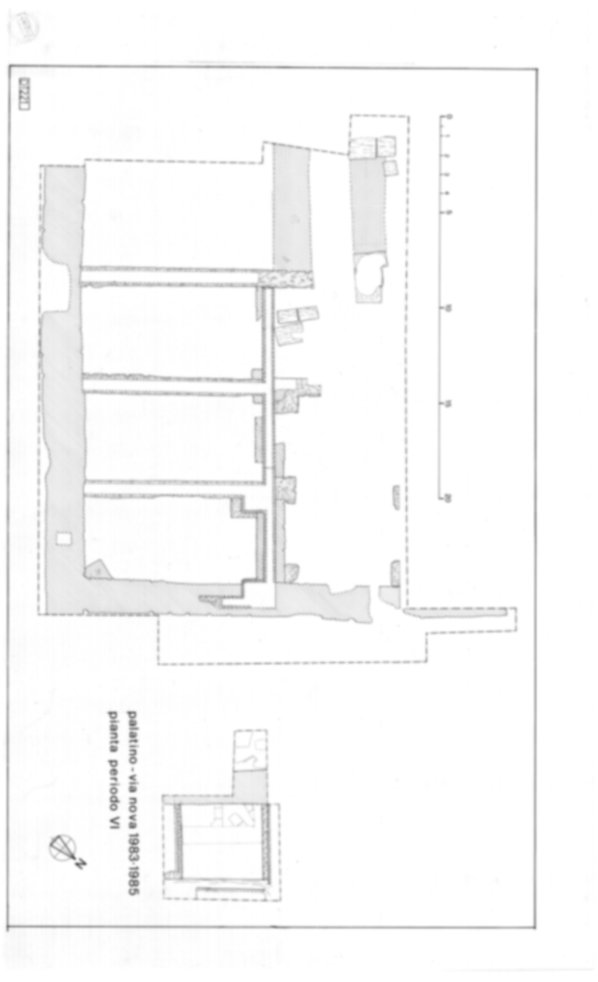 Roma, Palatino. Domus Tiberiana - Settore 20; Via Nova