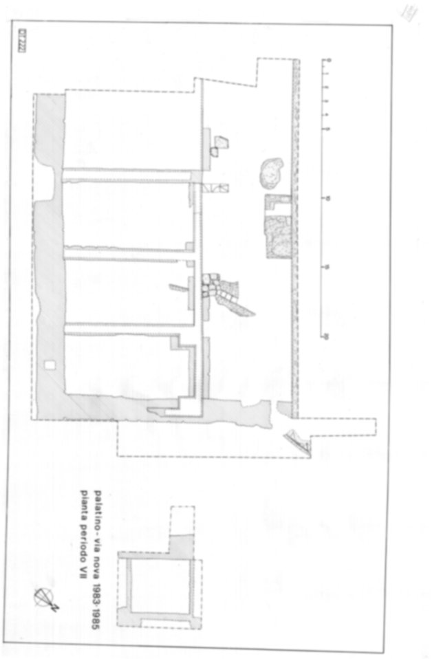 Roma, Palatino. Domus Tiberiana - Settore 20; Via Nova