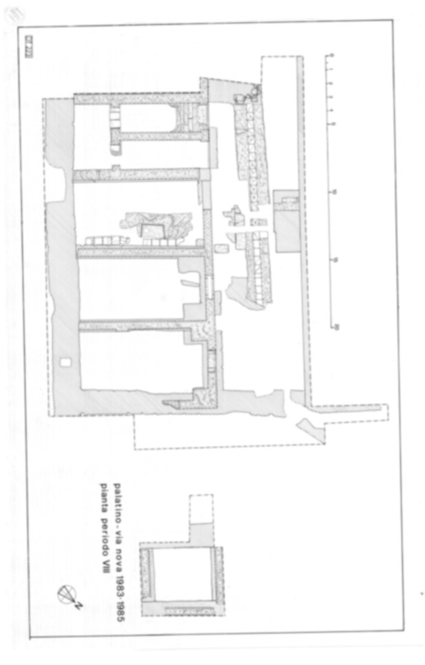 Roma, Palatino. Domus Tiberiana - Settore 20; Via Nova