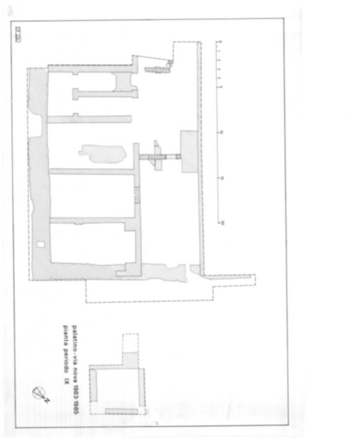 Roma, Palatino. Domus Tiberiana - Settore 20; Via Nova