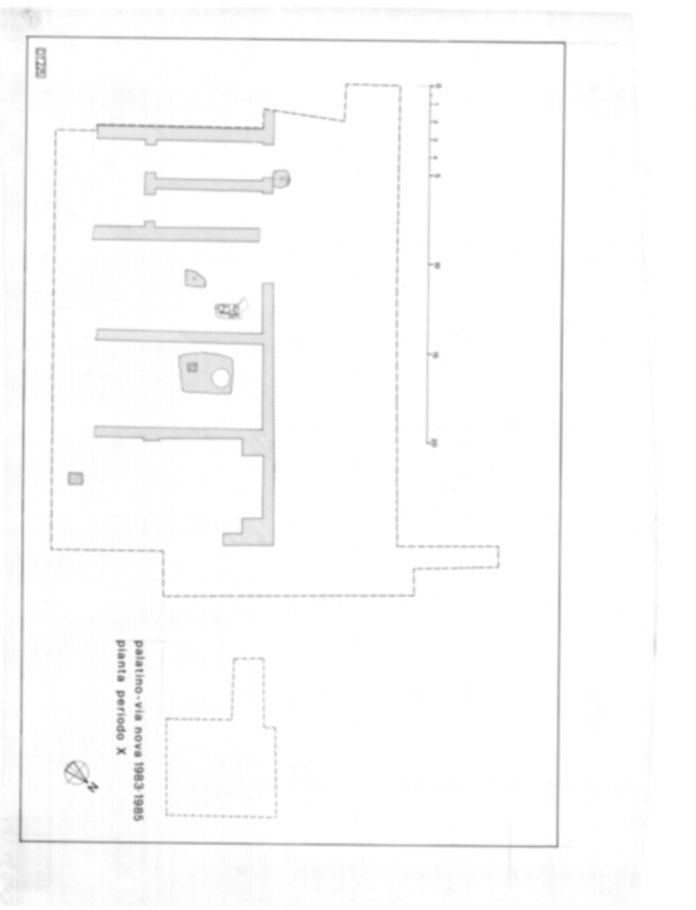 Roma, Palatino. Domus Tiberiana - Settore 20; Via Nova