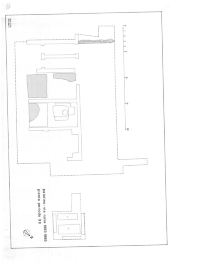 Roma, Palatino. Domus Tiberiana - Settore 20; Via Nova