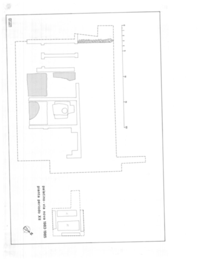 Roma, Palatino. Domus Tiberiana - Settore 20; Via Nova