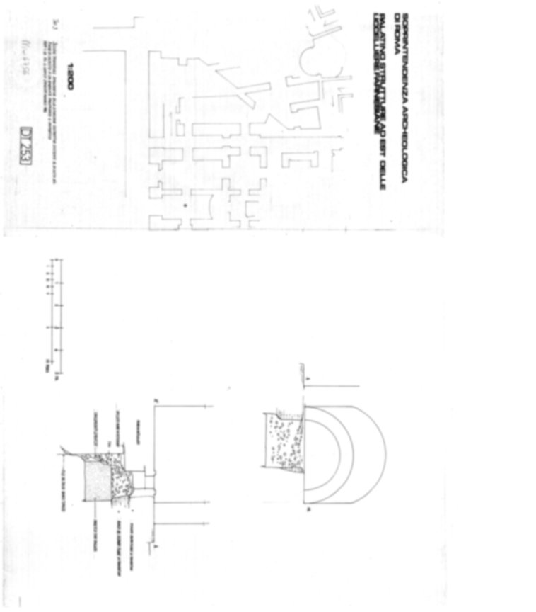 Roma, Palatino. Domus Tiberiana - Settore 23