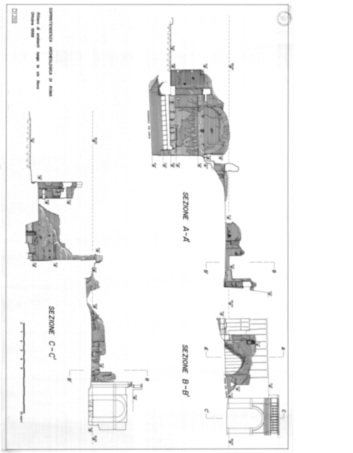 Roma, Palatino. Domus Tiberiana - Settore 19, 22; Via Nova