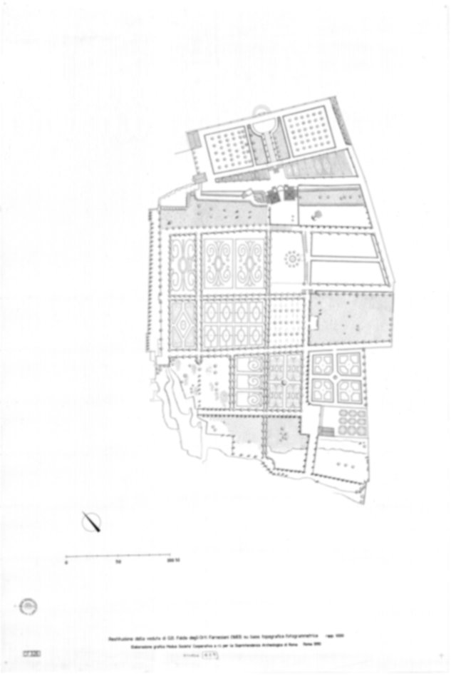 Roma, Palatino. Domus Tiberiana; Orti Farnesiani
