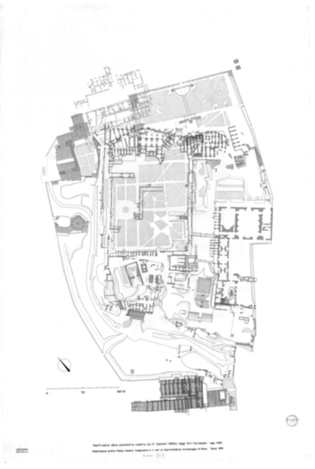 Roma, Palatino. Domus Tiberiana; Orti Farnesiani