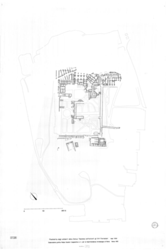 Roma, Palatino. Domus Tiberiana; Orti Farnesiani