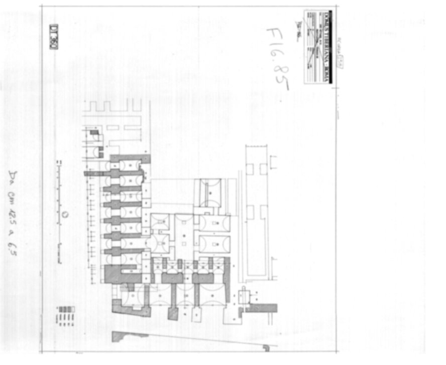 Roma, Palatino. Domus Tiberiana - Settore 9