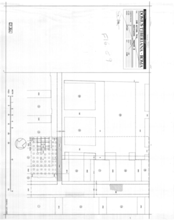 Roma, Palatino. Domus Tiberiana - Settore 9
