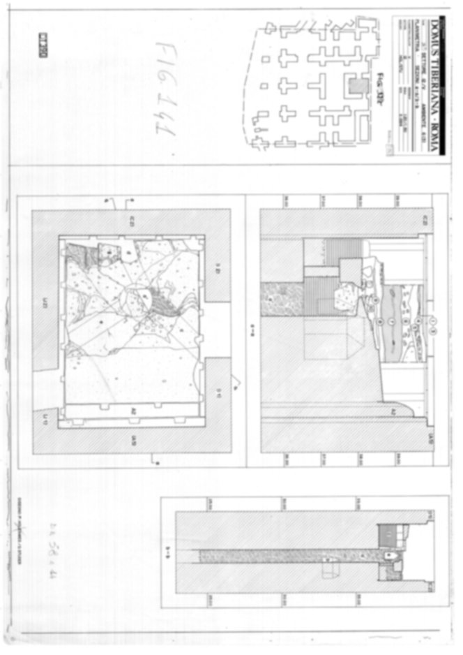 Roma, Palatino. Domus Tiberiana - Settore 12