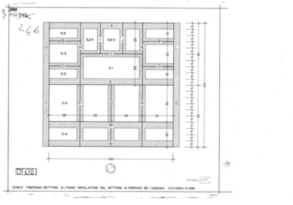 DT410 - Roma, Palatino. Domus Tiberiana - Settore 12