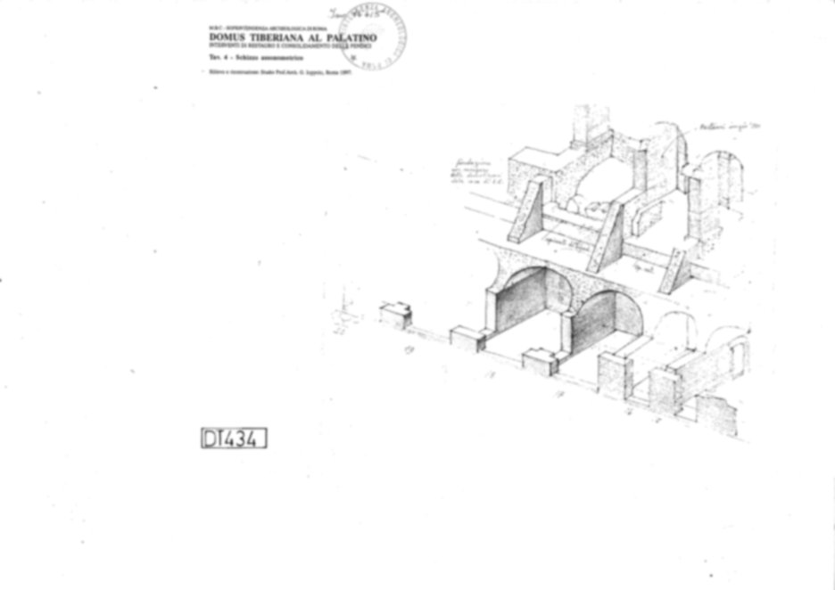 Roma, Palatino. Domus Tiberiana - Settore 13