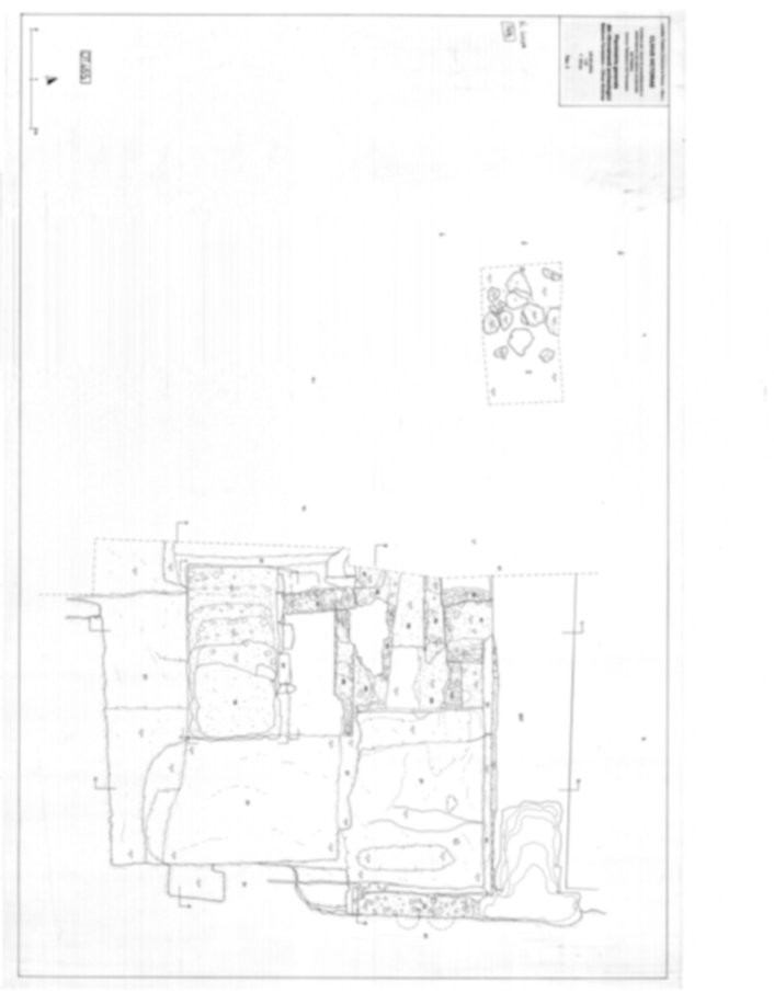 Roma, Palatino. Domus Tiberiana - Settore 6; Orti Farnesiani, Bastione Farnesiano 