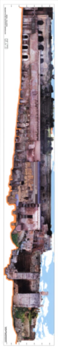 Roma, Palatino. Domus Tiberiana - Settore 29; Orti Farnesiani, Bastione Farnesiano