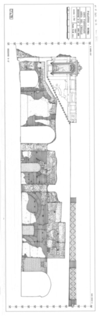 Roma, Palatino. Domus Tiberiana - Settore 23; Orti Farnesiani