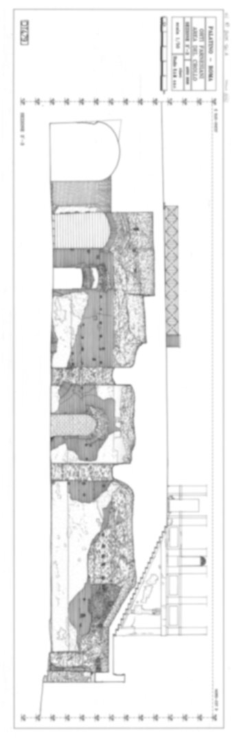 Roma, Palatino. Domus Tiberiana - Settore 23; Orti Farnesiani