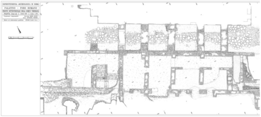 Roma, Palatino. Domus Tiberiana - Settore 17, 18