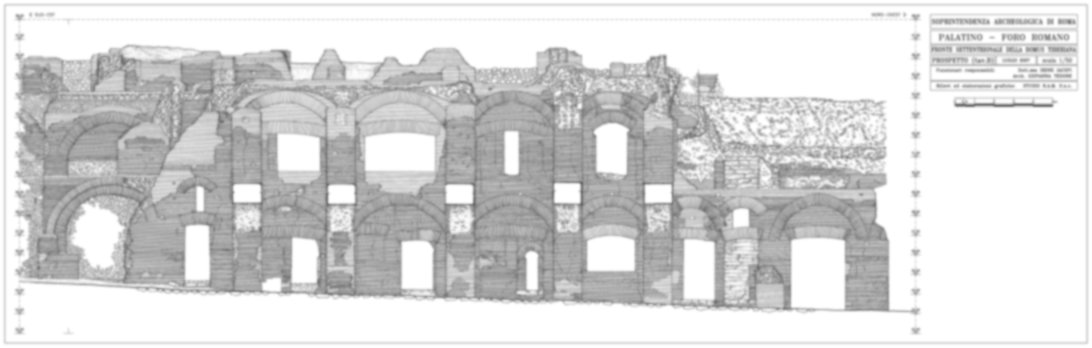 Roma, Palatino. Domus Tiberiana - Settore 18, 19