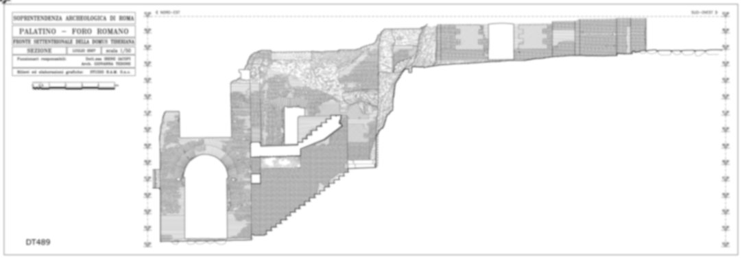 Roma, Palatino. Domus Tiberiana - Settore 18, 19