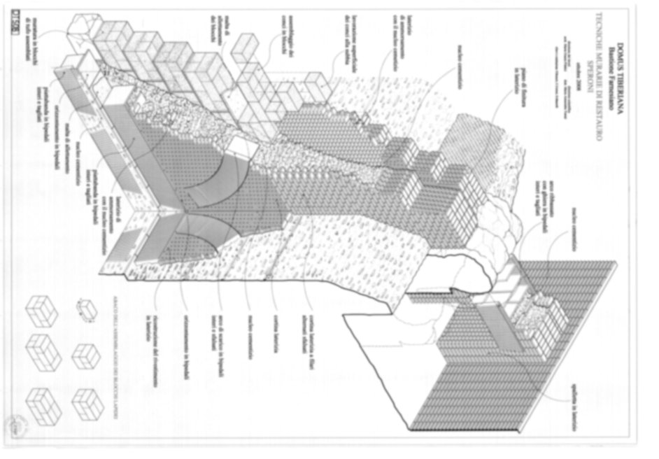 Roma, Palatino. Domus Tiberiana - Settore 3, 29; Orti Farnesiani, Bastione Farnesiano 