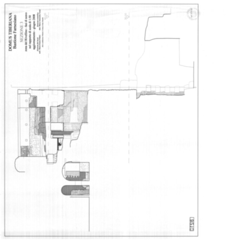 Roma, Palatino. Domus Tiberiana - Settore 3, 29; Orti Farnesiani, Bastione Farnesiano 