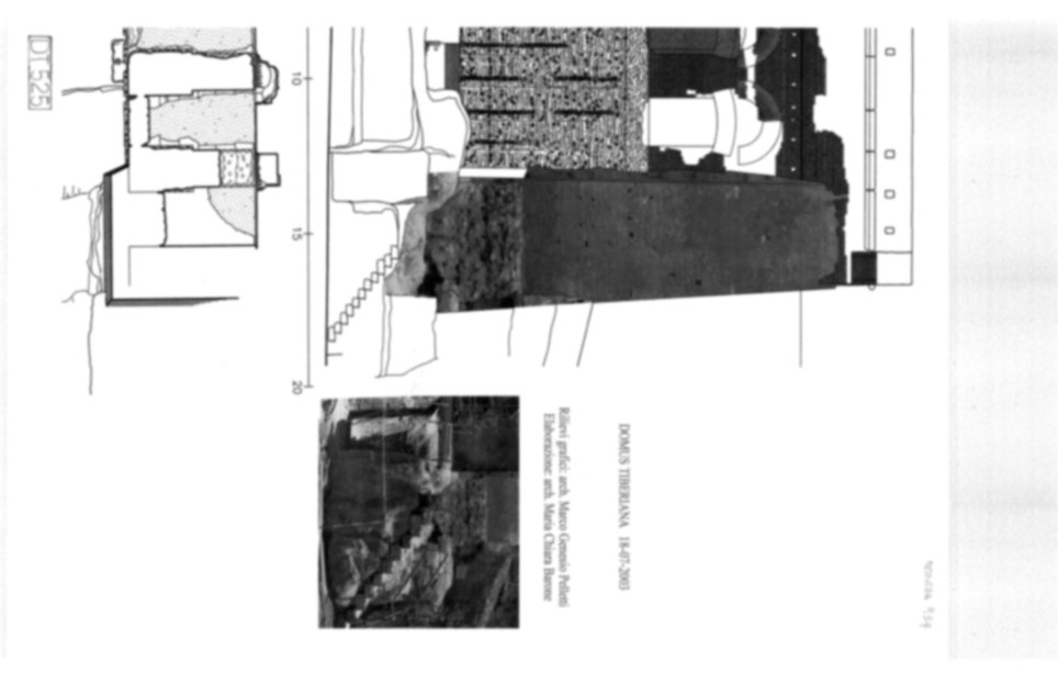 Roma, Palatino. Domus Tiberiana - Settore 29; Orti Farnesiani, Bastione Farnesiano