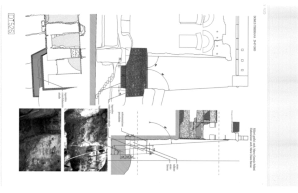 Roma, Palatino. Domus Tiberiana - Settore 29; Orti Farnesiani, Bastione Farnesiano