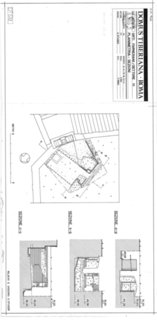 Roma, Palatino. Domus Tiberiana - Settore 11