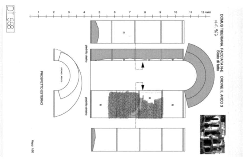 Roma, Palatino. Domus Tiberiana - Settore 13